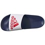 Adidas Shower Adilette Slide Badelatschen Badeschlappen Sandale weiss/blau/rot HQ6885