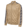 Hummel Archive Regular Poly Tracksuit AOP Trainingsanzug Jogginganzug Jacke + Hose beige/gold/blau 227579-8173 227580-8173