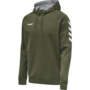Hummel Go Cotton Hoodie Pullover Kapuzenpullover oliv 203508-6084