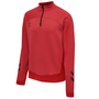 Hummel hmlLEAD Half Zip Herren T-Shirt Langarmshirt Sweatshirt rot 207403-3062