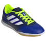 Adidas Super Sala Competition III IN Indoor Kinder Fu�ballschuhe Hallenschuhe Sportschuhe blau/wei�/gelb JR5401