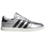 Adidas Breaknet Sleek Classic Indoor Sneaker Sportschuhe silber/schwarz/weiss JQ8263