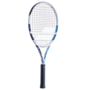 Babolat Evo Drive Lite Tennisschl�ger Tennis Racket Strung besaitet wei�/blau 102539-153