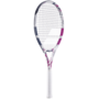 Babolat Evo Aero Lite Tennisschl�ger Tennis Racket Strung besaitet wei�/pink/grau 102519-100