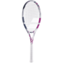 Babolat Evo Aero Tennisschl�ger Tennis Racket Strung besaitet wei�/pink/grau 102517-100