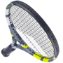 Babolat Evo Aero Tennisschl�ger Tennis Racket Strung besaitet grau/gelb/wei� 102516-100 