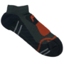 4 Paar F-Lite MTB Mountainbike Short CoolMax Socken Fahrradsocken Funktionssocken Sneakersocken kurz grau/schwarz/rot 24-4513-7-0192