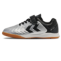 Hummel Top Star I.C. VC 2.0 Indoor IN Hallenschuhe Fu�ballschuhe Klettverschluss silber/schwarz 234866-2250