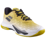 Babolat Shadow Tour 5 Badminton Badmintonschuhe Sportschuhe wei�/gold/schwarz 3A0S25B356-1070