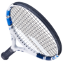 Babolat Evoke Team Tennisschl�ger Tennis Racket Strung besaitet wei�/blau 121245-100