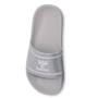 Hummel Pool Slide Glitter JR Badeschuhe Badelatschen Badeschlappen grau/silber/glitzer 228535-2509