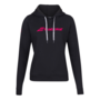 Babolat Exercise Hood Sweat Damen Hoodie Hoody Pullover Kapuzenpullover schwarz/pink 4WP1041-2000