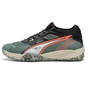 Puma Eliminate Nitro SQD 4 F.B. Forever Better Special Edition Indoor Handball Hallenschuhe Sportschuhe oliv/schwarz/rot 108568-01