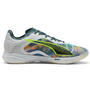 Puma Accelerate Nitro SQD 4 Berlin Special Edition Indoor Handball Hallenschuhe Sportschuhe grau/bunt 108935-01