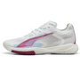 Puma Accelerate Nitro SQD 4 Indoor Handball Hallenschuhe Sportschuhe weiss/lila 108444-01