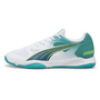 Puma Attacourt Indoor Handball Hallenschuhe Sportschuhe weiss/gr�n 107808-01