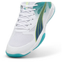 Puma Attacourt Indoor Handball Hallenschuhe Sportschuhe weiss/gr�n 107808-01
