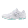 Mizuno Wave Phantom 3 Indoor Handball Volleyball Hallenschuhe Sportschuhe weiss/silber/t�rkis X1GB226040