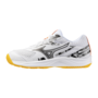 Mizuno Stealth Star 3 Jr. Kinder Indoor Handball Volleyball Hallenschuhe Sportschuhe weiss/schwarz/gelb X1GC250701