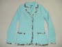 Lybwylson by Toff Togs Sweat Blazer mit R�schen Damenblazer Damenjacke blau