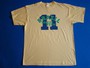 Stedman Brazil Herren kurzarm T-Shirt gelb/blau/gr�n
