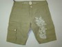NFY 321 kurze Leinenhose Damenhose Short Bermuda olive