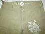 NFY 321 kurze Leinenhose Damenhose Short Bermuda olive