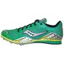 Saucony Velocity Spike 3 Spikeschuhe Laufschuhe gr�n/schwarz/silber/gelb