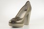 Lacoste Missie Gloss Leder Pumps High Heels braun/grau 16CLW2801 RARIT�T