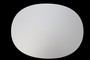 Tischunterlagen-Set transparent oval, 4-teilig, abwaschbar, Tischset, Platzset
