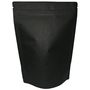 100 Aromabeutel Standbodenbeutel mit Druckverschluss 160x230+90 f�r 250 g schwarz