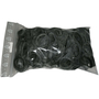 100 g Gummiringe schwarz 20 mm � 1,2 x 4 mm breit 
