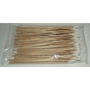 100 Wattest�bchen a Holz, 15 cm lang unsteril Reinigungsst�bchen