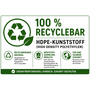 1000 Poly Abrissbeutel transparent hdpe 200x270+30mm
