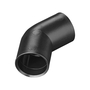 Abwasser-Rohr Winkel 45� PE schwarz
