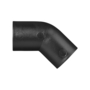 Abwasser-Rohr Winkel 45� PE schwarz