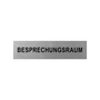 Aluminium T�rschild Besprechungsraum 160x40mm 
