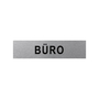 Aluminium T�rschild B�ro 160x40mm 