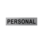 Aluminium T�rschild Personal 160x40mm 
