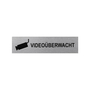 Aluminium T�rschild Video�berwacht 160x40mm 