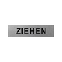 Aluminium T�rschild Ziehen 160x40mm 