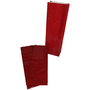 1000 Teet�ten 50 g rot OPP/ Kraftpapier / PET-Blockbodenbeutel 55+30 x 175