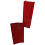 30 Teet�ten 50 g rot OPP/ Kraftpapier / PET-Blockbodenbeutel 55+30 x 175