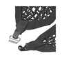 Gep�cknetz elastisch 80x60cm doppel mit Kunststoff-Haken NS-2