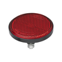 Reflektor rot 60mm mit Bolzen 5mm Anschrauben Katzenauge Reflektor Anh�nger