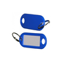 10 Schl�sselanh�nger / Schl�sselschilder blau mit Ring