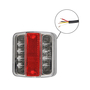 R�ckleuchte 4 Funktionen 98x105mm 14LED