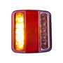 R�ckleuchte 4 Funktionen 98x105mm 14LED