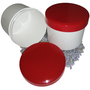 5 Salbenkruken Salbendose 352 g 440 ml Deckel rot