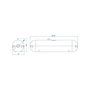 Sicherheitsbox f�r CEE Stecker rot inkl. Vorh�ngeschloss + 3 Schl�ssel